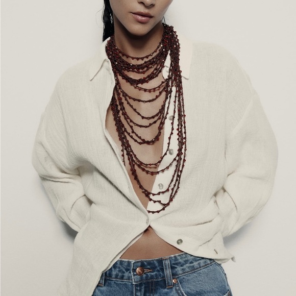 Oversized linen shirt - Picture 2 of 5